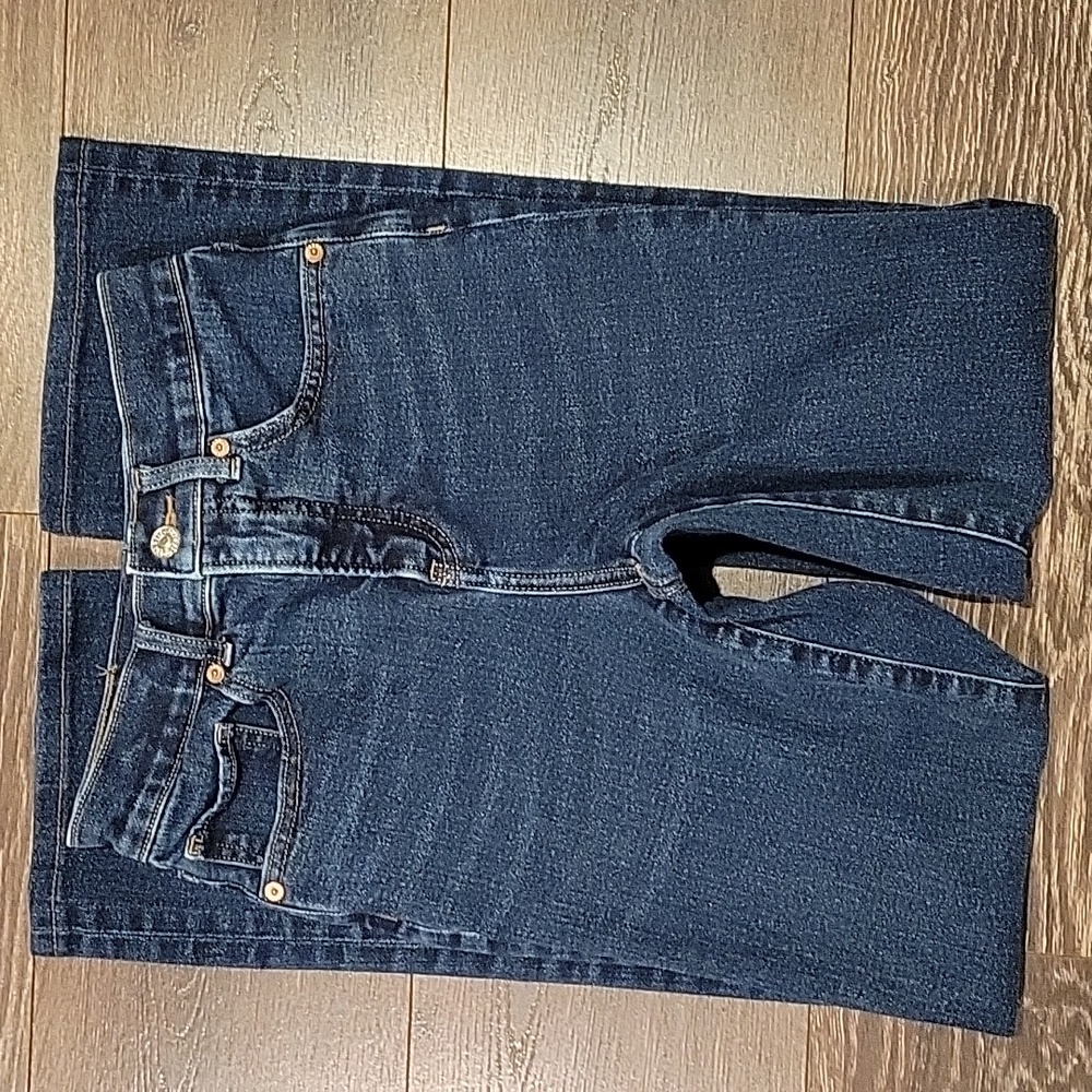 Express Women's High Rise Jeans - Dark Blue